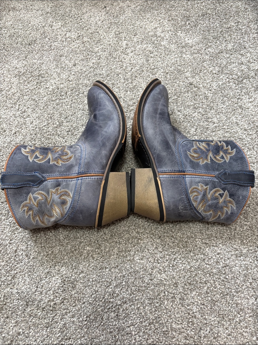 Laredo Womens Sapphrye Ankle Western Bootie Boots - Picture 5 of 6